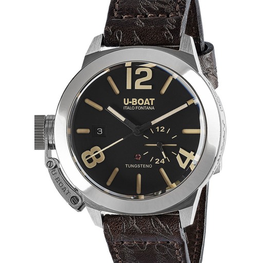 Hodinky U-Boat 8893 Classico Tungsteno Black Automatic 42mm 10ATM