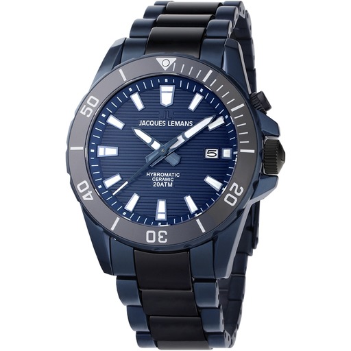 Hodinky Jacques Lemans 1-2222B Hybromatic 42mm 20ATM