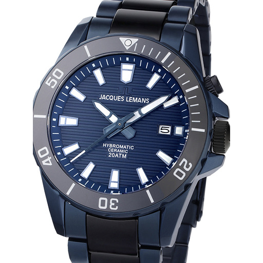 Hodinky Jacques Lemans 1-2222B Hybromatic 42mm 20ATM