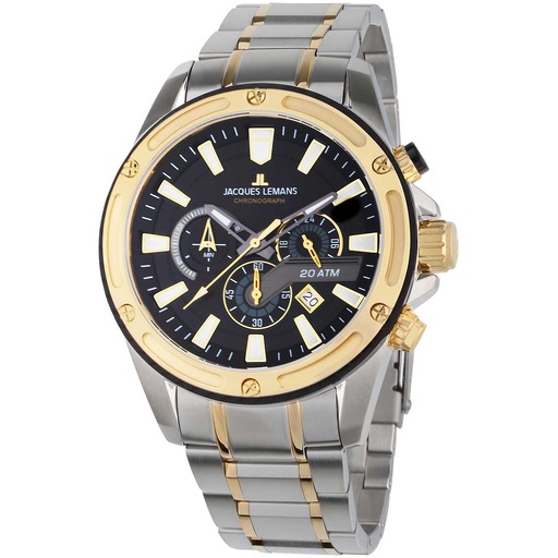 Hodinky Jacques Lemans 1-2141I Liverpool Chronograph 48mm 20ATM