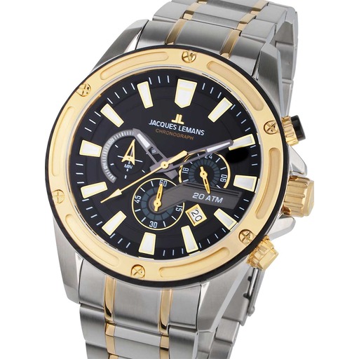 Hodinky Jacques Lemans 1-2141I Liverpool Chronograph 48mm 20ATM