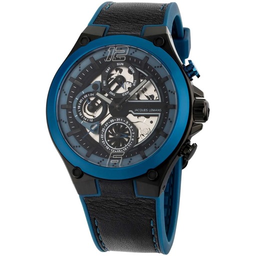 Hodinky Jacques Lemans 1-2150B Manchester Multifunction 43mm 10ATM