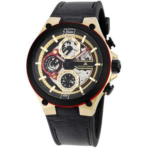 Hodinky Jacques Lemans 1-2150C Manchester Multifunction 43mm 10ATM
