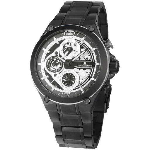 Hodinky Jacques Lemans 1-2150F Manchester Multifunction 43mm 10ATM