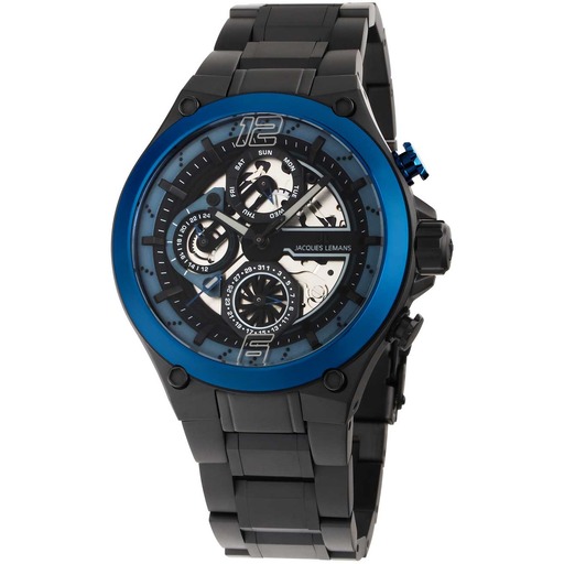 Hodinky Jacques Lemans 1-2150G Manchester Multifunction 43mm 10ATM