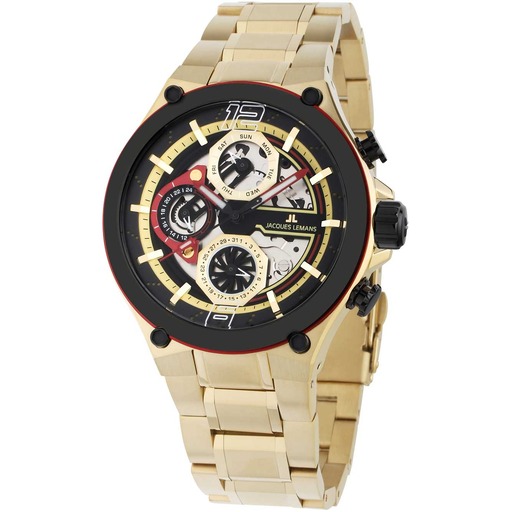 Hodinky Jacques Lemans 1-2150H Manchester Multifunction 43mm 10ATM