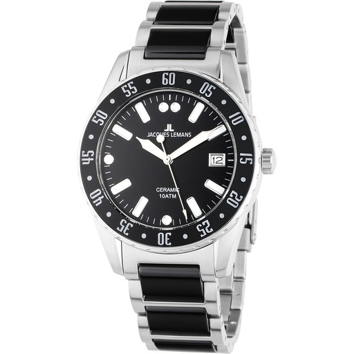 Hodinky Jacques Lemans 42-10A Liverpool Ceramic 42mm 10ATM