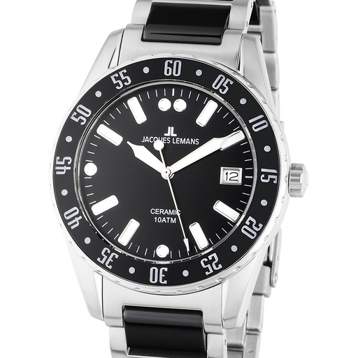 Hodinky Jacques Lemans 42-10A Liverpool Ceramic 42mm 10ATM