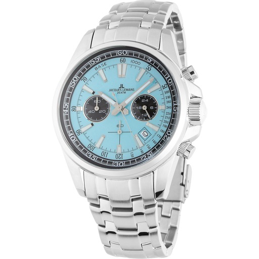 Hodinky Jacques Lemans 1-2117ZB Liverpool Chronograph 44mm 20ATM