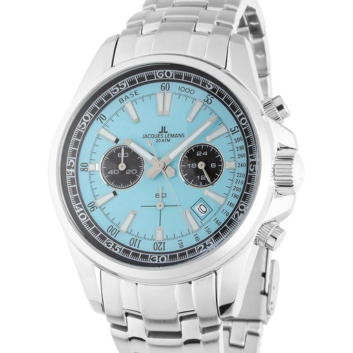 Hodinky Jacques Lemans 1-2117ZB Liverpool Chronograph 44mm 20ATM