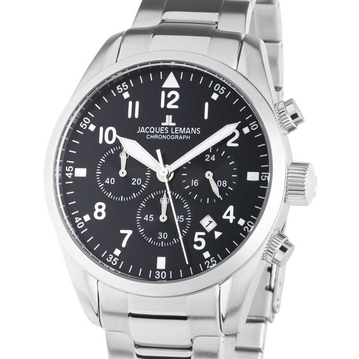Hodinky Jacques Lemans 42-2D Barcelona Chronograph 42mm 10ATM