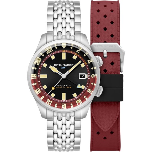 Hodinky Spinnaker SP-5121-11 Bradner GMT Automatic 42mm 18ATM