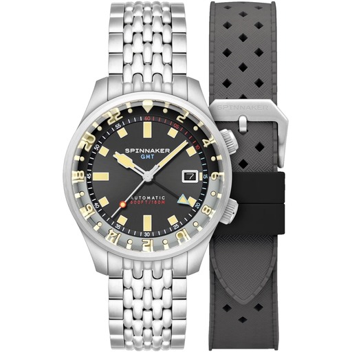 Hodinky Spinnaker SP-5121-33 Bradner GMT Automatic 42mm 18ATM