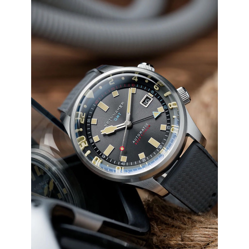 Hodinky Spinnaker SP-5121-33 Bradner GMT Automatic 42mm 18ATM