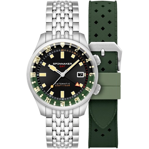 Hodinky Spinnaker SP-5121-44 Bradner GMT Automatic 42mm 18ATM