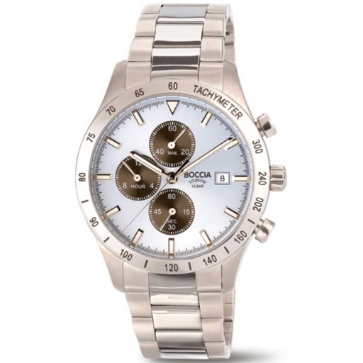 Hodinky Boccia 3739-01 Titanium Chronograph 40mm 10ATM