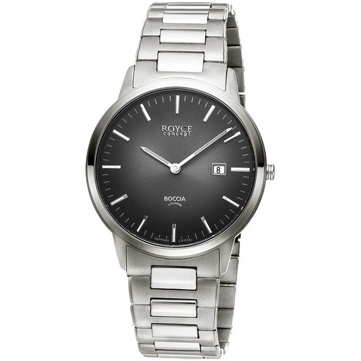 Hodinky Boccia 3658-04 Titanium Sapphire crystal 39mm 5ATM