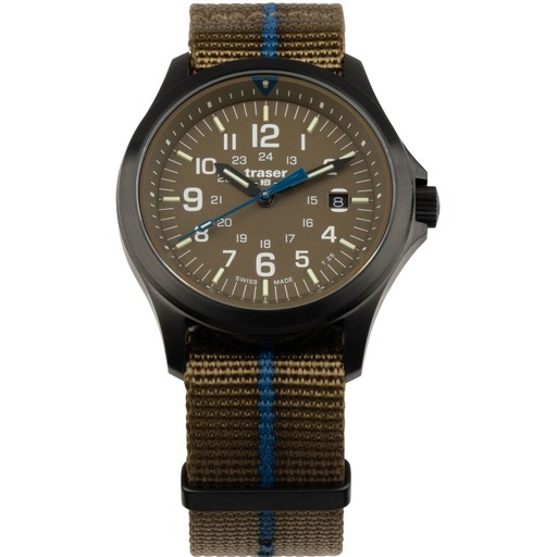 Hodinky Traser H3 111074 P67 Officer Pro Khaki 42mm 10ATM