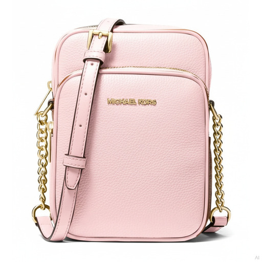 Michael Kors Jet Set Travel Crossbody Powder Blush