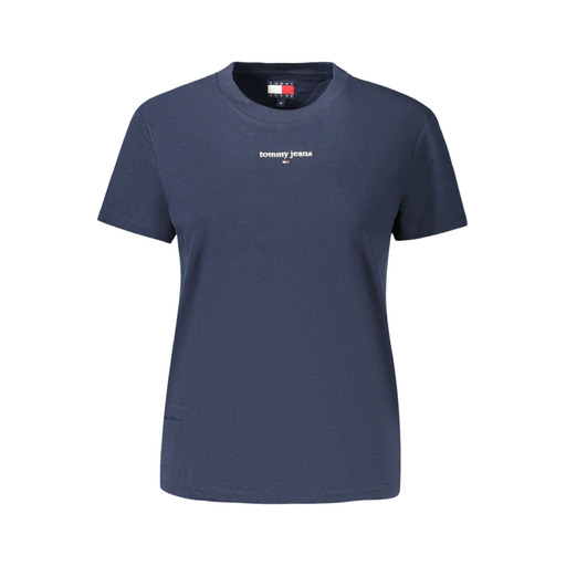 TOMMY HILFIGER T-SHIRT MANICHE CORTE DONNA BLU