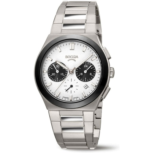 Hodinky Boccia 3736-01 Titanium Chronograph 39mm 5ATM