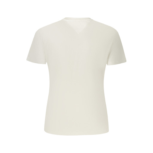 TOMMY HILFIGER T-SHIRT MANICHE CORTE DONNA BIANCO