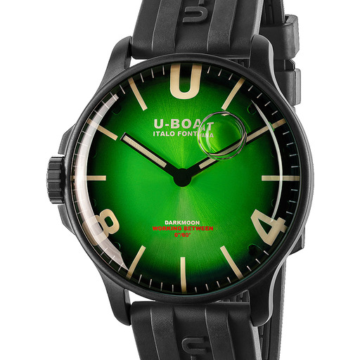 Hodinky U-Boat 8698/B Darkmoon Green IPB Soleil Capsoil 44mm 5ATM