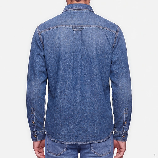 Moschino Denim Long Sleeve Shirt