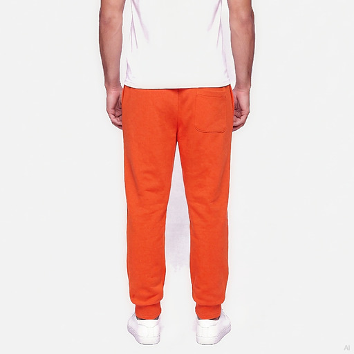 Moschino Couture Milano Orange Jogger Pants