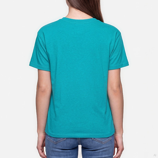 Moschino Double Question Mark Logo T-Shirt in Teal