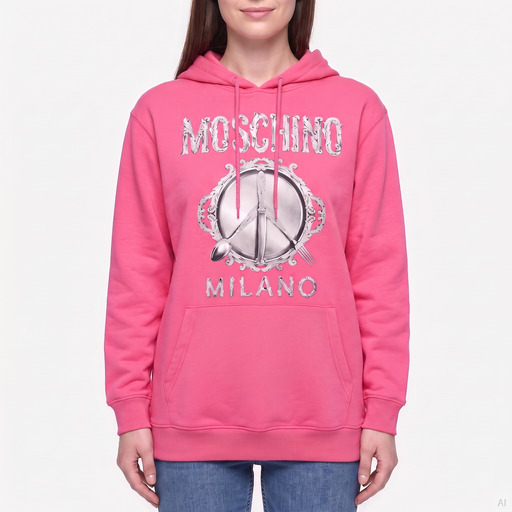 Moschino Milano Graphic Hoodie