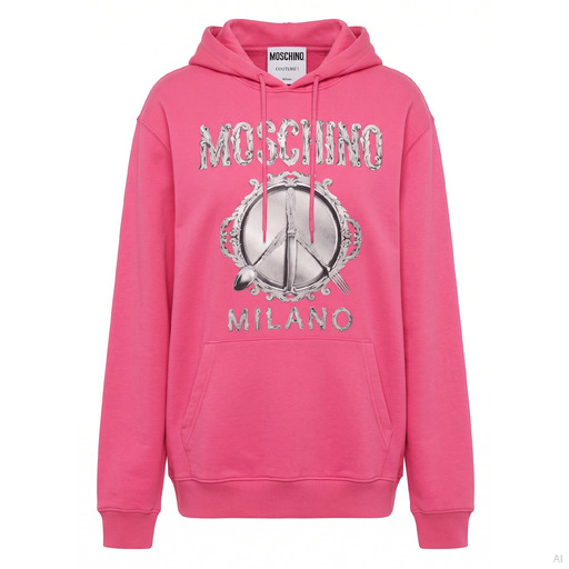 Moschino Milano Graphic Hoodie