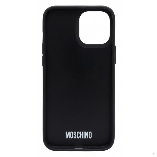 Moschino Milano Holographic iPhone Case Multicolor
