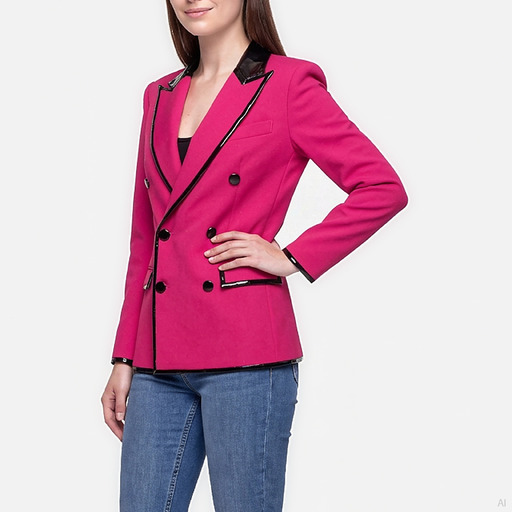 Moschino Tailored Wool Blazer Black
