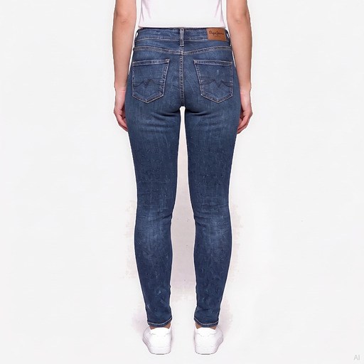 Pepe Jeans Pixie Dark Blue Skinny Denim