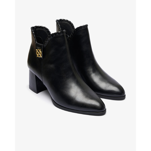 Botin Cayafate Trenzado negro