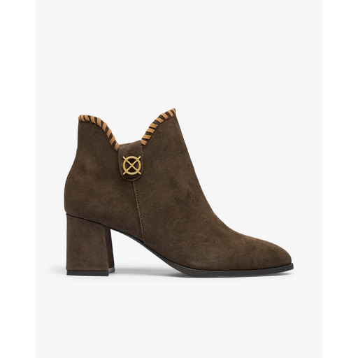 Botin Cayafate Trenzado marron