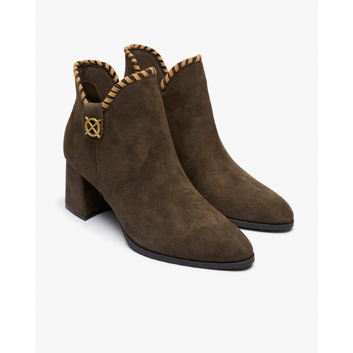 Botin Cayafate Trenzado marron