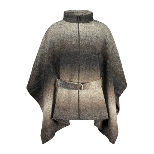 DESIGUAL PONCHO DONNA MARRONE