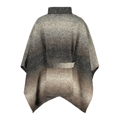 DESIGUAL PONCHO DONNA MARRONE