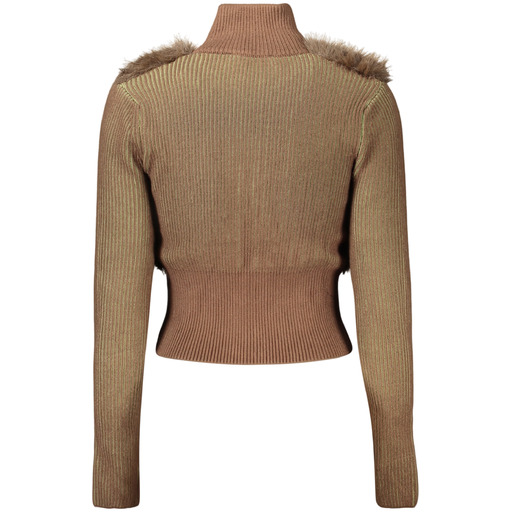 DESIGUAL CARDIGAN DONNA MARRONE