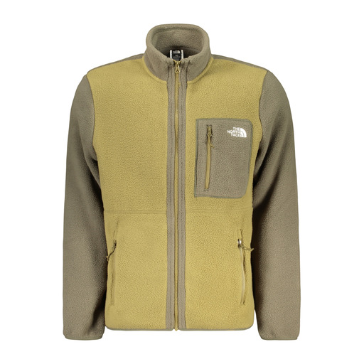 THE NORTH FACE FELPA CON ZIP UOMO VERDE