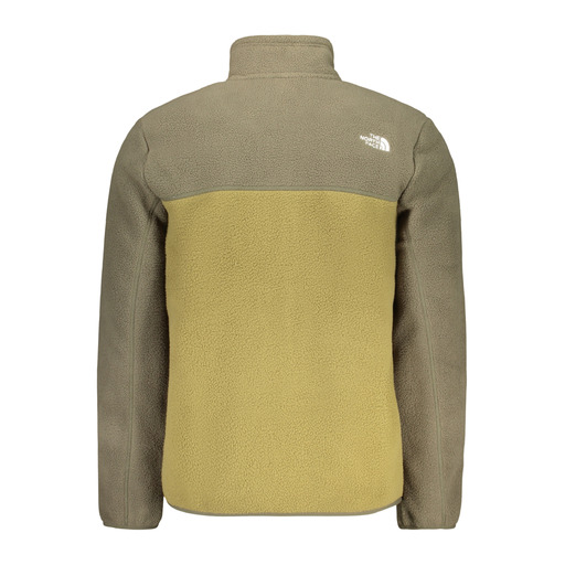 THE NORTH FACE FELPA CON ZIP UOMO VERDE