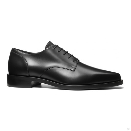 Michael Kors Annette Black Leather Oxford Lace-Up