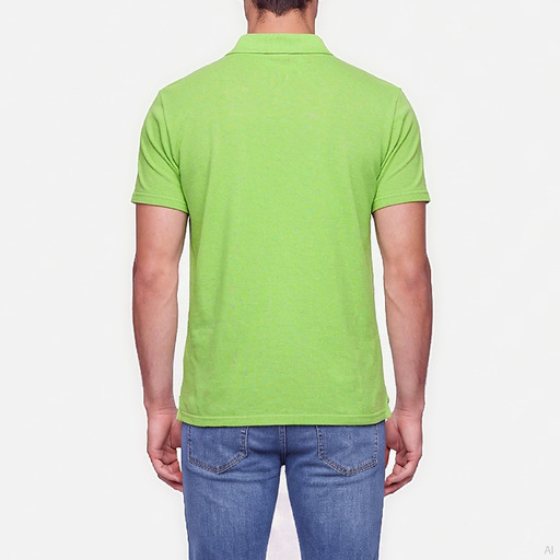 Michael Kors Lime Green Garment Dye Pique Polo