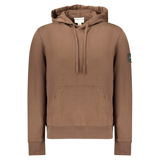 CALVIN KLEIN FELPA SENZA ZIP UOMO MARRONE