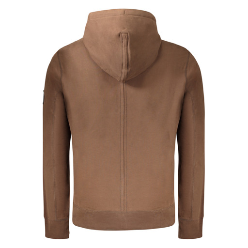 CALVIN KLEIN FELPA SENZA ZIP UOMO MARRONE