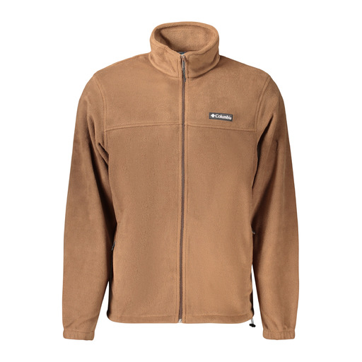 COLUMBIA FELPA CON ZIP UOMO MARRONE