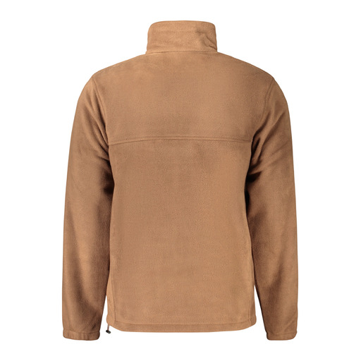 COLUMBIA FELPA CON ZIP UOMO MARRONE