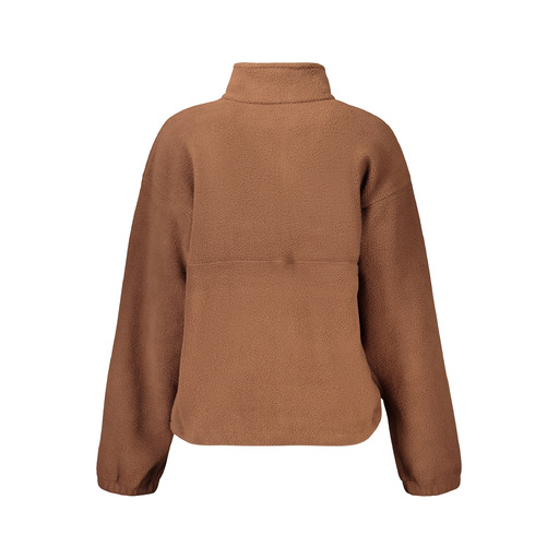 COLUMBIA FELPA CON ZIP DONNA MARRONE